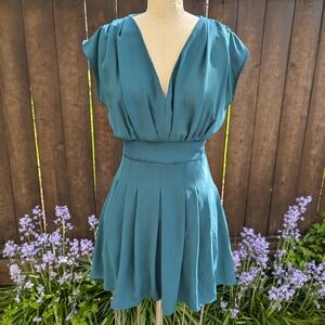 Flowy Dress with Fitted Waist